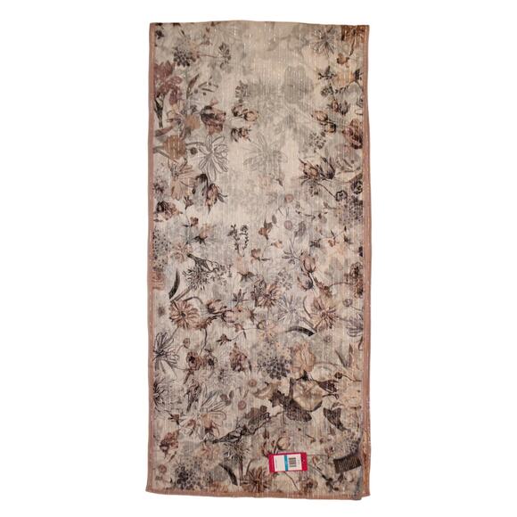Vince Camuto Floral 95% Silk 18" x 72" Oblong Scarf #VC2452 - Picture 1 of 2